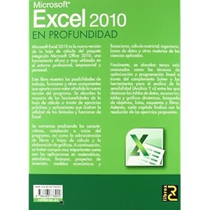 Microsoft EXCEL 2010. En Profundidad