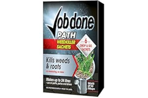 Job Done 86600117 Weedkiller Sachets, Black, 6