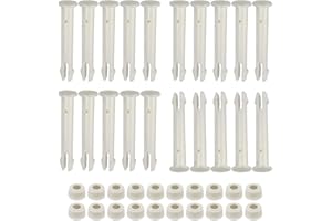 Zueyen 20 Piezas de plástico para Piscinas Redondas y rectangulares de Intex, repuestos para Piscinas.