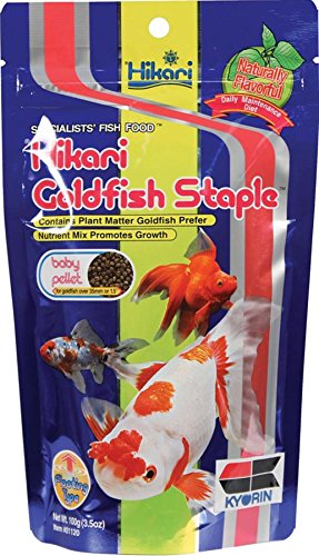 Hikari Food Staple Floating Baby Goldfish Pellet Daily Diet Fish Meal 3.5oz