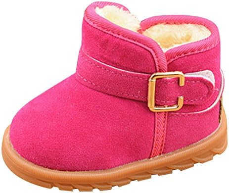 Walisen Baby Boots Warm Lining Winter Snow Boots Velcro Boys Comfortable Boots Ankle Shoes Girls