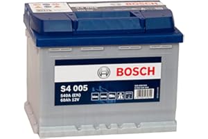 Bosch Automotive S4005 - Batterie Auto - 60A/h - 540A - Technologie Plomb-Acide - pour les Véhicules sans Système Start/Stop - 242 x 175 x 190 cm