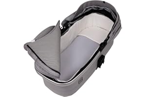 Tititnins® - Funda Capazo Velcro Joolz Hub+ Pique Crudo - Acolchado Transpirable- (100% Algodón)