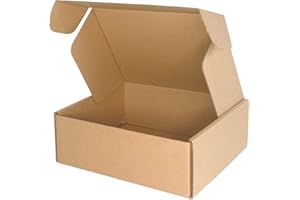 PACK4YA 200×150×70mm Small Parcel Postal Boxes Royal Mail PiP Corrugated Cardboard Boxes for Posting, Brown Mailing Postage Shipping Box for Small Business, Storing or Gift Wrapping Packaging (10 Pcs)