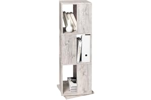 FMD MÖBEL FMD 3-tier Wooden Swivel Tower