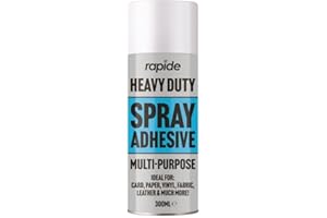 RAPIDE Spray Glue Mount Adhesive - Multipurpose Heavy Duty Craft Glue