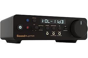 CREATIVE Sound Blaster X5 Hi-RES a 32-bit/384 kHz DAC USB Esterno con bi-Amplificatore per Cuffie Xamp Completamente bilanciato e Ricevitore Bluetooth