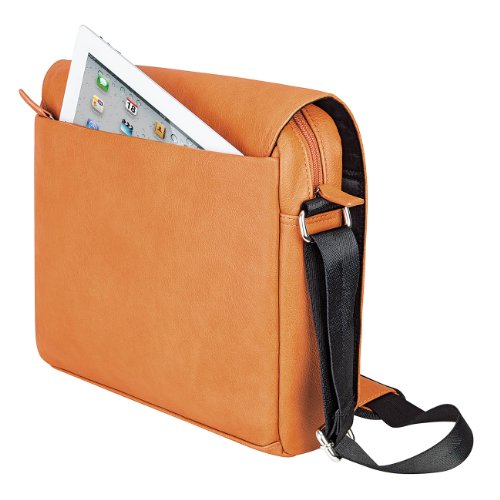 Wedo 596006 GoFashion Pro Crossover-Tasche Querformat (mit Spezialfach für Tablet PCs) orange - 3