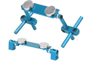 Drfeify Kit de Montaje de Poste de Cuerpo Invisible Magnético de Aluminio para Accesorio de Coche Sakura S/XI/CS RC(Cielo Azul)