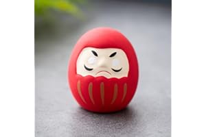 RUDFUZ Ceramica giapponese Daruma Artigianato Cartoon Lucky Cat Fortune Ornamento Paesaggio Decorazioni per la Casa Accessori Regali Decorazione Soggi