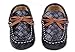 Femizee Baby Boy/Girls Moccasins Bowknot Soft Moccs Newborn Infant Leather Suede Shoes 6-9 Months Black