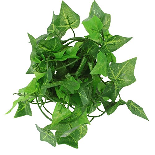 TININNA 180cm Künstlicher Efeu Hänger Efeu Efeuranke Künstliche Pflanze Efeugirlande Kunstpflanze Dekoration 3 Stück - 2