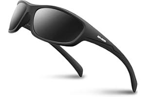 RIVBOS Polarized Sports Sunglasses Driving shades For Men TR90 Unbreakable Frame RB832