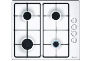 Bosch Home & Kitchen Appliances Bosch Serie 2 PBP6B2B60 Gas hob, 60 cm, White
