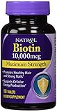 Natrol Biotin 10,000mcg, Maximum Strength, 100 Tablets [Kitchen]