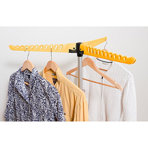 ArtMoon Elm Starke faltbare Wäscheständer & Wäschespinne Ständer 3 Arme Innen / Außen 60X57X130cm - 3