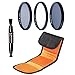 Produktbild 40,5 mm Filterset: inkl UV-Filter Slim, Polfilter zirkular slim, Neutral Graufilter ND4 Filter für Sony Alpha 6300, a6300, 6000, a6000, 5000, a5000, 5100 a5100 - NIkon 1 AW1, J1, J2, J3, J4, J5, S1, S2, V1, V2, V3 Systemkamera (40,5mm Filtergewinde)