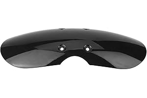 KIMISS parafango anteriore moto + Parafango, ABS Accessori moto Parafango anteriore corto Copri parafango adatto per Triumph T100 2001-2016 (nero)