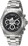 Invicta 22864 Disney Limited Edition - Mickey Mouse Unisex Uhr Edelstahl Quarz schwarzen Zifferblat