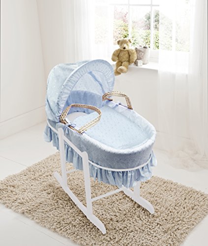 Kinder Valley Baby Bundle BA Blue Moses and Nursing Pillow with White Stand