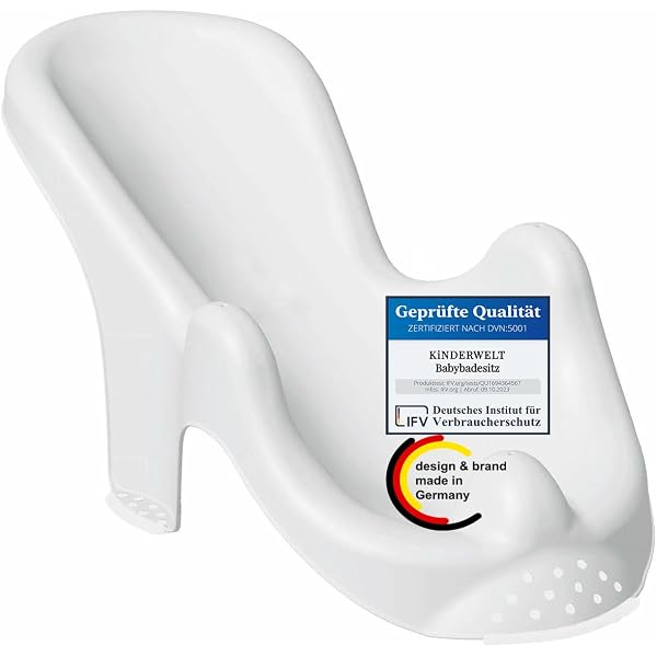 Asiento De Baño Para Bebé – Con Reposacabezas Ergonómico, Reclinable, Malla De Secado Rápido ¡y Alarma De Temperatura! Baño Seguro Y Cómodo.
