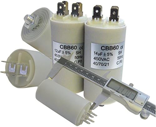 5 MFD 450v Run Capacitor Clips Screw