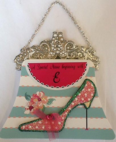 Beautiful handbag shaped A Special Name Beginning With E Notepad With Chain