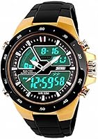 Skmei Analogue-Digital Black Dial Men's Watch - 1031