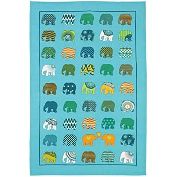 MollyMac Elefant GESCHIRRHANDTUCH Hübsche Küche Wohnkultur, Elefanten
