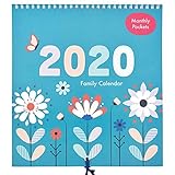 Espacio para hasta 5 miembros de la familia para registrar citas y eventos y una columna adicional para cumpleaños.