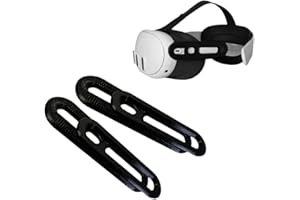 BeisDirect Adjustable Head Strap Adapter for Meta Quest 3 Elite Strap for Quest 3 Headband Connection to Quest 3 VR Head Strap 3D Printed Accessories (Black)