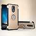 Produktbild YHUISEN Rüstung Dual Layer Heavy Duty Shockproof Schutzhülle mit 360 Grad drehenden Fingerring Halter und Magnet Car Holder Case für Huawei Maimang 6 / Mate 10 Lite / Ehre 9i ( Color : Gold )