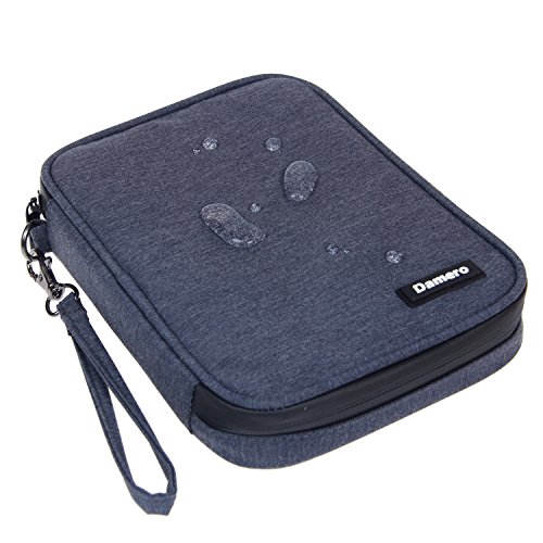 Damero Tasche für USB-Sticks und Speicherkarten, Aufbewahrungstasche Organiser Tasche für Zubehöre, Dunkelblau - 7