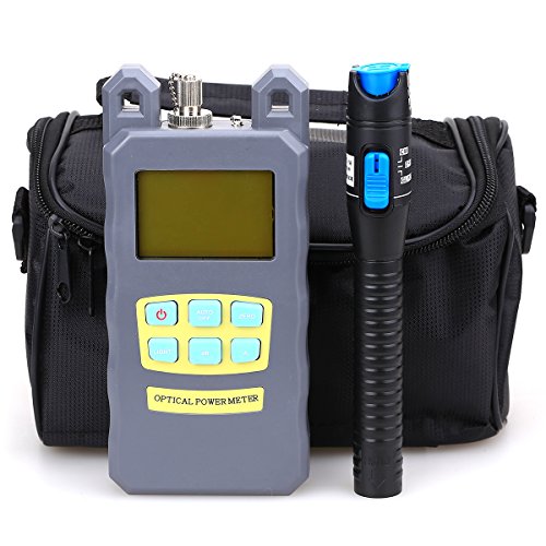 Medidor de potencia para fibra óptica FTTH con bolsa de herramientas (3 en 1)