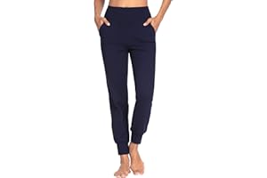 MOVE BEYOND Pantalon et Pantacourt de Sport Jogging Femmes avec 4 Poches Sport Yoga Gym Joggeur