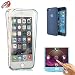Produktbild Für iphone 5S/5 Hülle Silikon Transparent,Handyhülle für iphone SE 360 Grad Schutz Durchsichtig Vorne Hinten Touch Case,SKYXD Beidseitiger Rundumschutz Full Body Cover Klar Clear Dünne Weich Rückseite Handy Tasche Premium Backcover für iphone 5/5S/SE - Blau