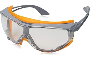 Uvex 9175275 Krótkie ścianki przeciwsłoneczne, osłona przed niebem, przezroczysta, szara/pomarańczowa