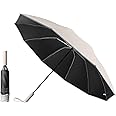 erised's bifrost Extra Large Travel Folding Inverted Reverse Umbrella Waterproof Automatic Open/Close,10 * 2 Ribs Portable Golf Parasol,Outdoor Rain/Sun/99 UV Protection/UPF 50 Blocker