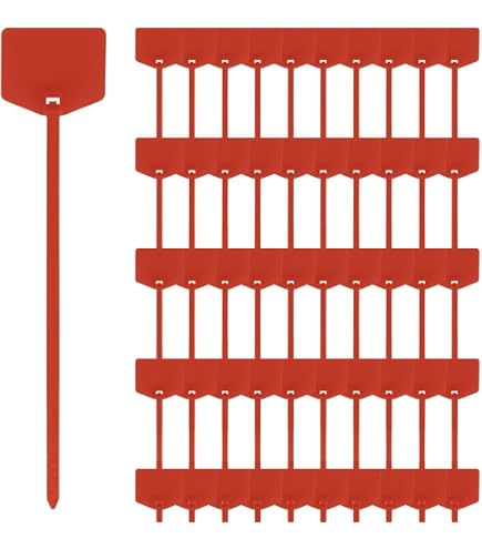 Set 100 Etichette Per Cavi + 100 Fascette - Adesivi Impermeabili E Riutilizzabili Per Organizzare Fili, Computer E Elettrodomestici