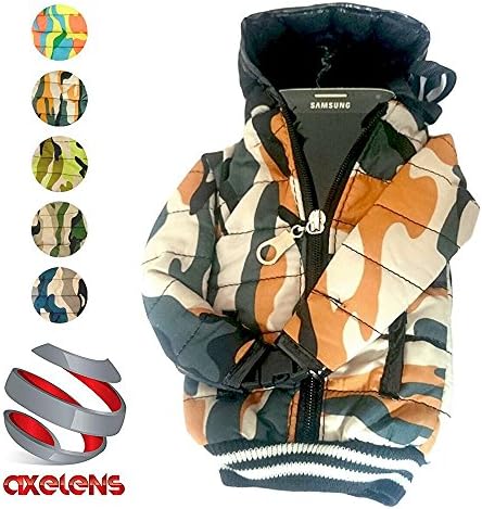 axelens BOMBER/JACKET UNIVERSAL CASE FOR SMARTPHONE - COVER - Size XL - Up to 5.5 inches - BROWNISH MIMETIC