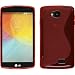 Produktbild PhoneNatic Case für LG F60 Hülle Silikon rot S-Style + 2 Schutzfolien