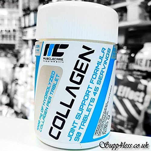 MUSCLE CARE COLLAGEN 90 TABS 1000mg Great For Skin Jounts and Nails