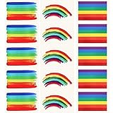 GARANTÍA DE CLIENTE FELIZ - Tenemos un servicio al cliente amigable. Si tiene alguna pregunta sobre el tatuaje temporal de Gay Pride Rainbow Stickers, contáctenos directamente por correo electrónico, le garantizamos el reembolso.