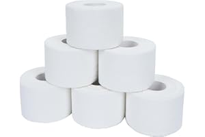 YZZAOO Tape Sportivo, 6 x Nastro Kinesiologico per Bendaggio Funzionale Sportivo e Professionale, Sport Tape, Nastro Fasciature Sportive Anelastico,3.8 cm x 10 cm