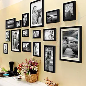 Painting Mantra Art Street Set Of 16 Individual Photo Frame,(3 Units Of 8X10, 4 Units Of 6X8, 4