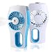 Produktbild USB Mini Ventilator Mit Kühlung, 3 Modi der Ventilator Luftbefeuchter für Laptop Computer Desktop Büro und Outdoor Reisen Halloween Christmas Gifts(Blau)