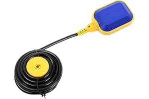 GOTOTOP Interruttore a Galleggiante, 10 Metri Cavo regolatore di Livello dell'Acqua Interruttore a Galleggiante Rettangolare, 10.5 x 8 x 4.5cm