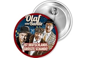 ‎SAMMYS SHIRT STORE Sammys Shirt Store Olaf Seine Bande-Deutschlands größte Schande Button 38 mm