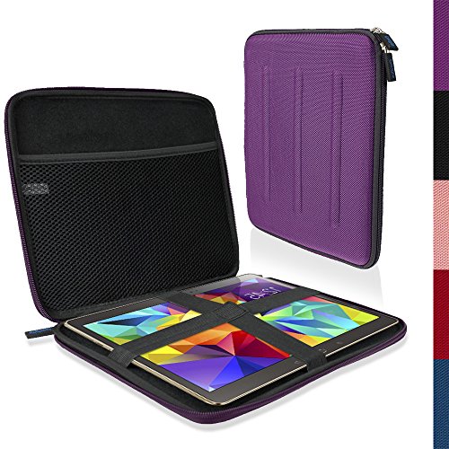 igadgitz Lila EVA Hart Tasche für Samsung Galaxy Tab S 10.5" SM-T800 & Tab S 9.7" SM-T810