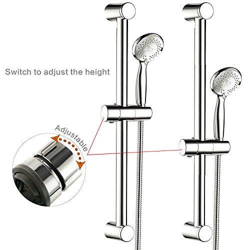 Ezeso 18–25 mm Verstellbar Brausehalter ABS Ersatz Handbrause Halterung Duschstange Head Slider Bar Klemme Badezimmer Halter - 7
